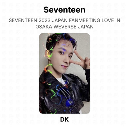 Seventeen 2023 JAPAN FANMEETING LOVE IN OSAKA WEVERSE JAPAN Official Photocard