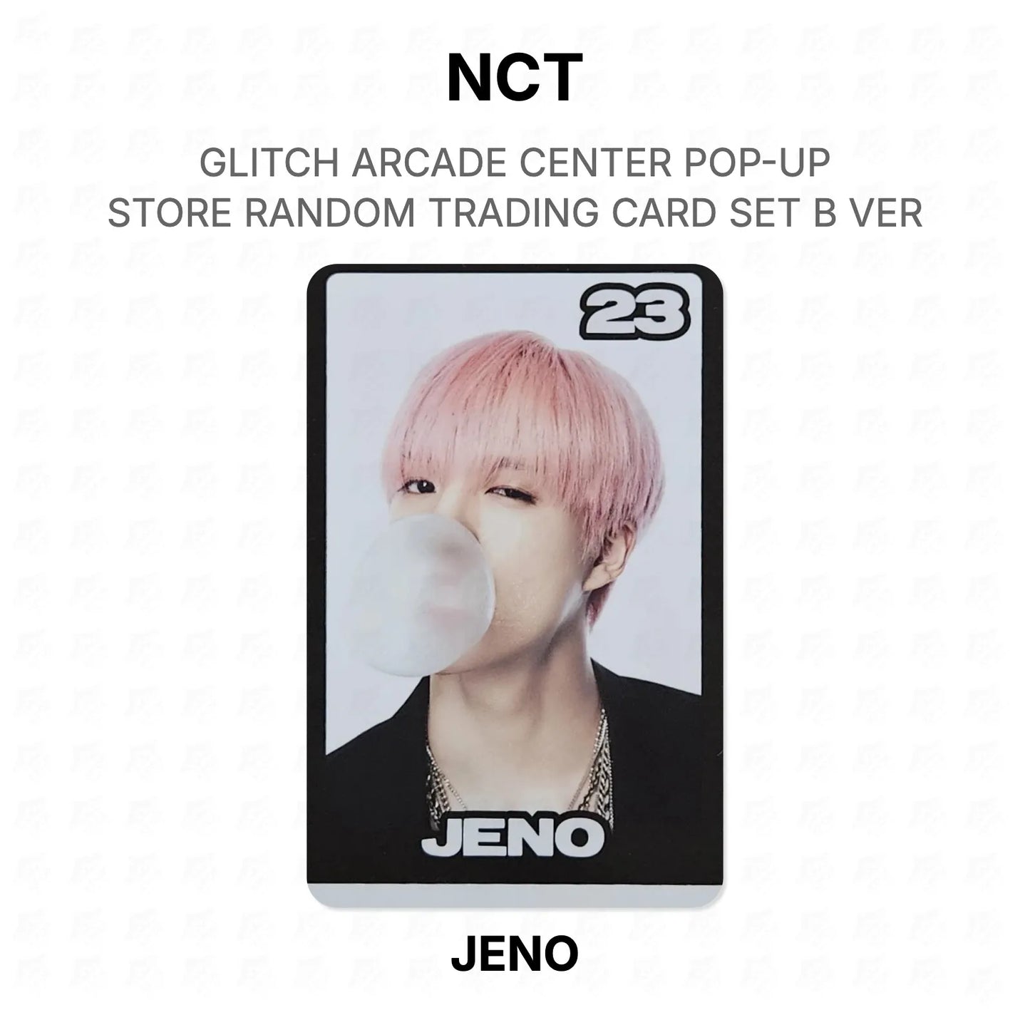 NCT GLITCH ARCADE CENTER POP-UP STORE RANDOM TRADING CARD SET B VER Official Photocard