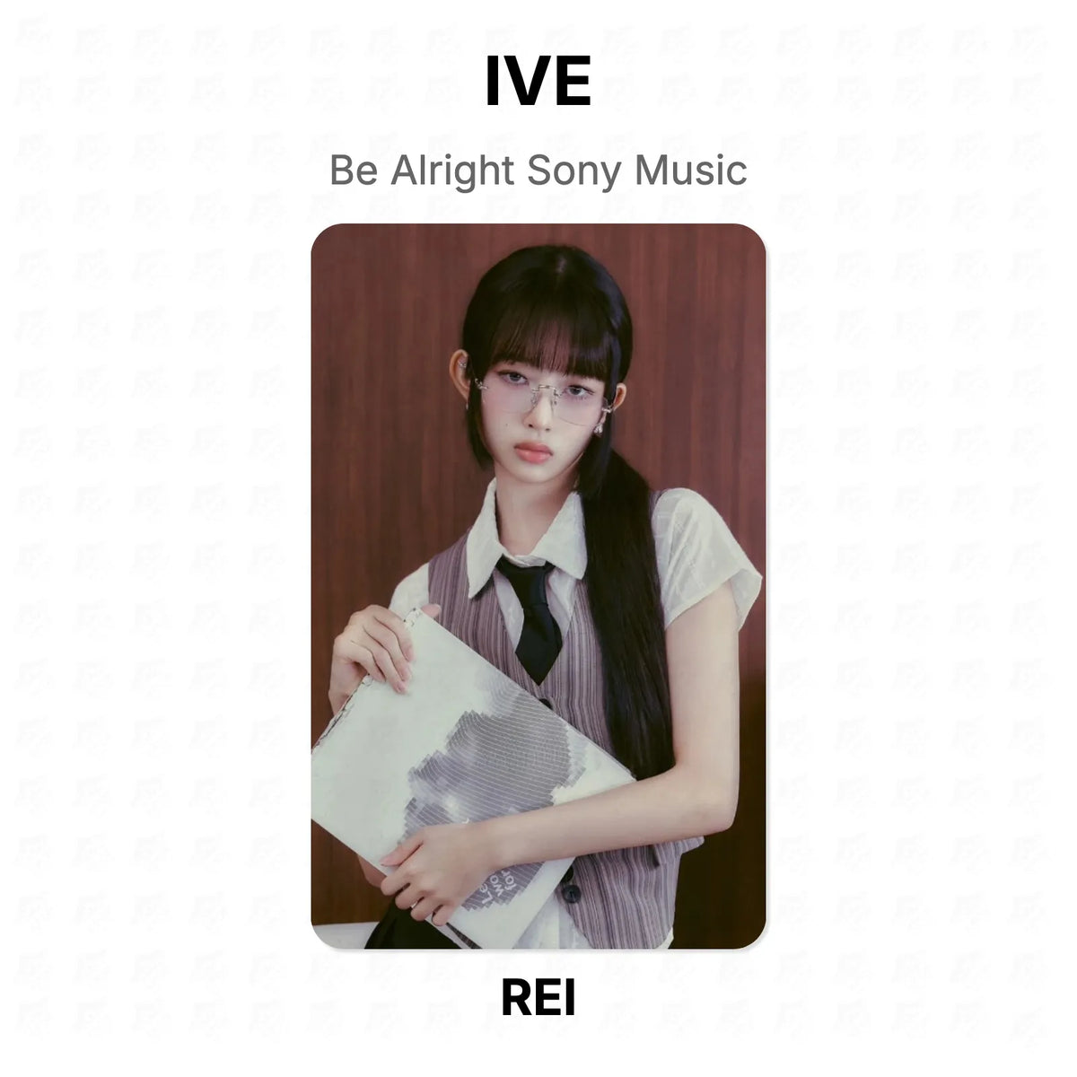 IVE Be Alright Sony Music Official Photocard