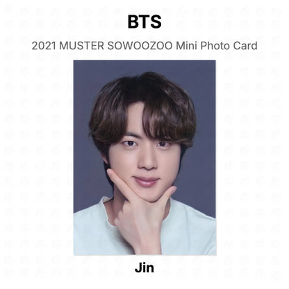 BTS 2021 MUSTER SOWOOZOO Mini Photo Card โฟโต้การ์ดของแท้