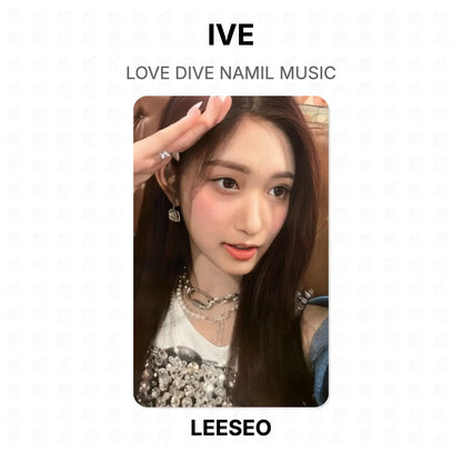 IVE LOVE DIVE NAMIL MUSIC Official Photocard