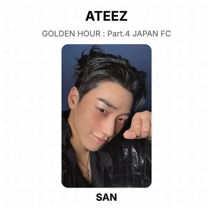ATEEZ GOLDEN HOUR : Part.4 JAPAN FC Official Photocard