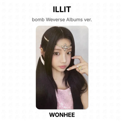 ILLIT bomb Weverse Albums ver. Official Photocard