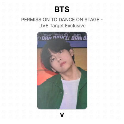 BTS PERMISSION TO DANCE ON STAGE - LIVE Target Exclusive Official Photocard