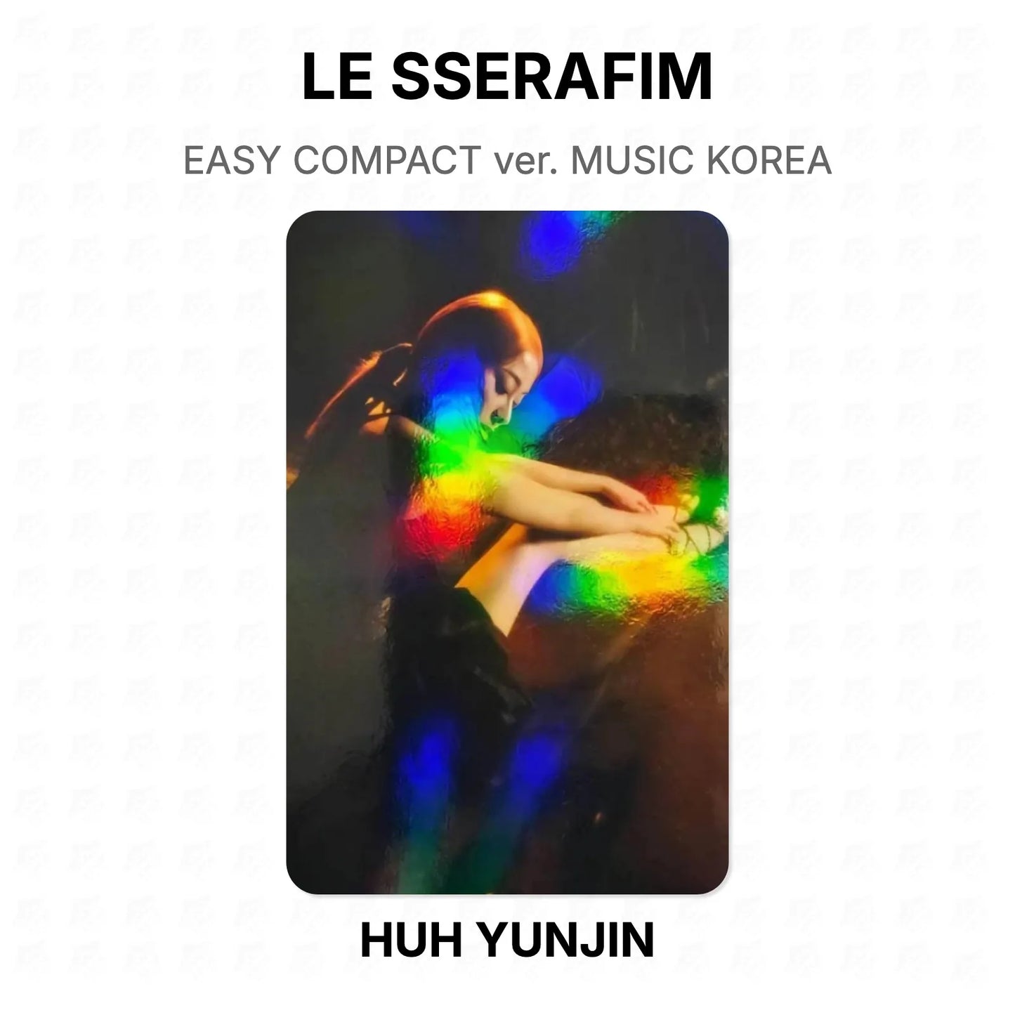 LE SSERAFIM EASY COMPACT ver. MUSIC KOREA Official Photocard