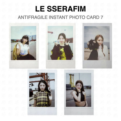 LE SSERAFIM ANTIFRAGILE INSTANT PHOTO CARD 7 Official Photocard