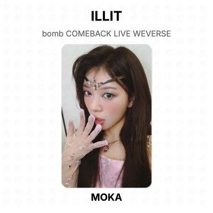 ILLIT bomb COMEBACK LIVE WEVERSE Official Photocard