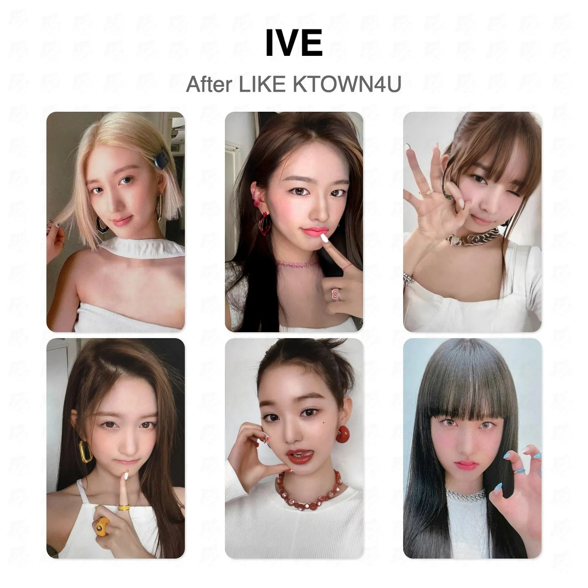 IVE After LIKE KTOWN4U Official Photocard
