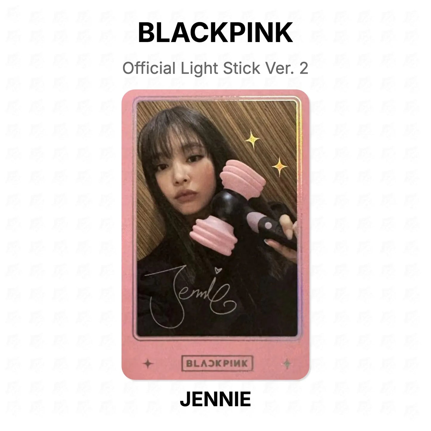 BLACKPINK Official Light Stick Ver. 2 Official Photocard