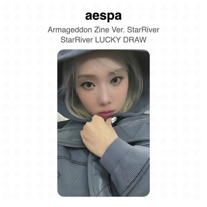 aespa Armageddon Zine Ver. StarRiver StarRiver LUCKY DRAW Official Photocard