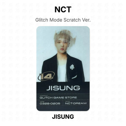 NCT Glitch Mode Scratch Ver. Official Photocard