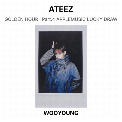 ATEEZ GOLDEN HOUR : Part.4 APPLEMUSIC LUCKY DRAW Official Photocard