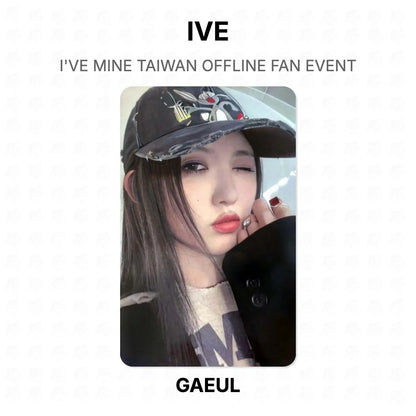 IVE I'VE MINE TAIWAN OFFLINE FAN EVENT Official Photocard