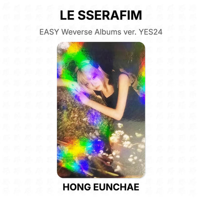 LE SSERAFIM EASY Weverse Albums ver. YES24 Official Photocard