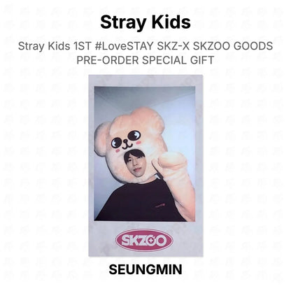 Stray Kids 1ST #LoveSTAY SKZ-X SKZOO GOODS PRE-ORDER SPECIAL GIFT Official Photocard