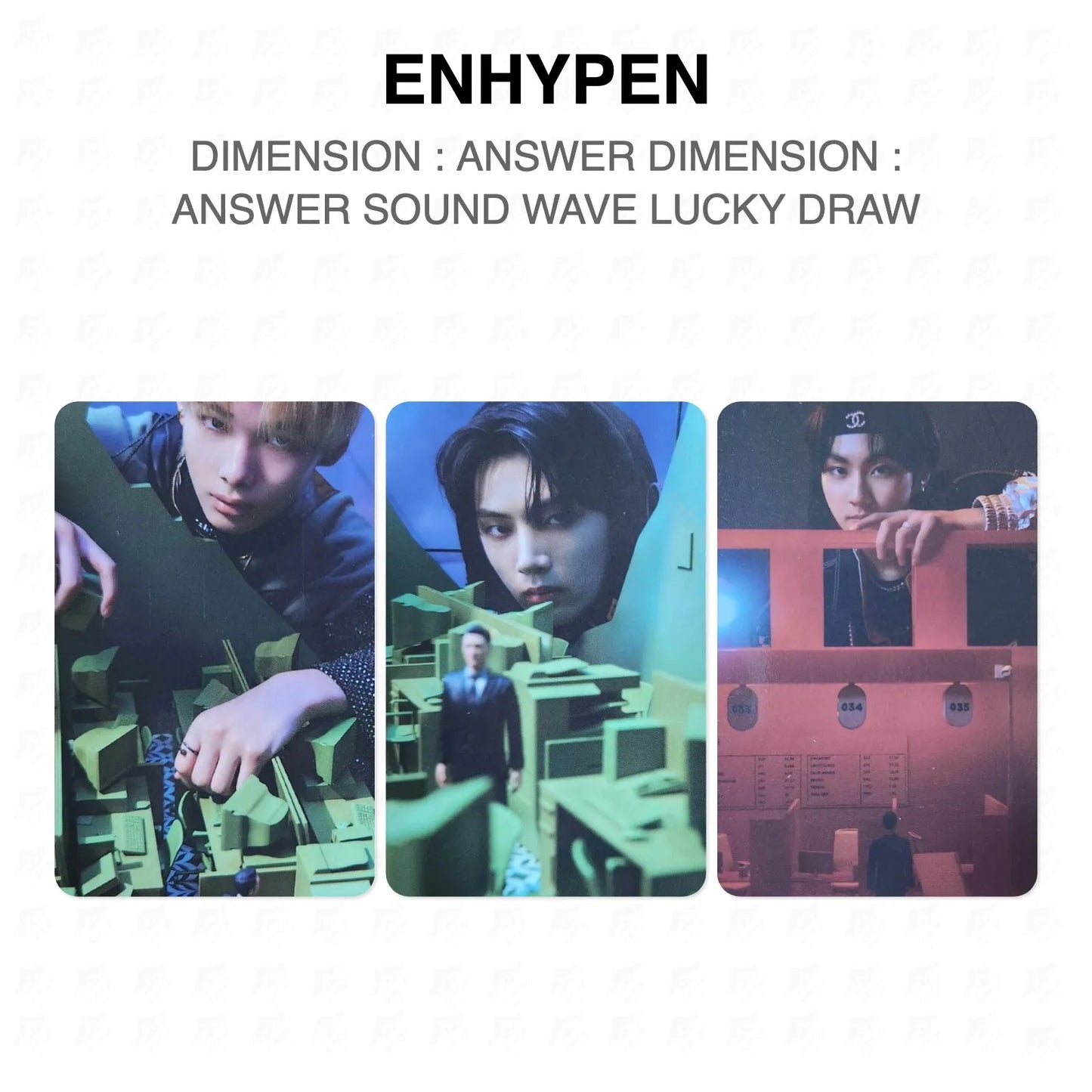 ENHYPEN DIMENSION : ANSWER DIMENSION : ANSWER SOUND WAVE LUCKY DRAW Official Photocard