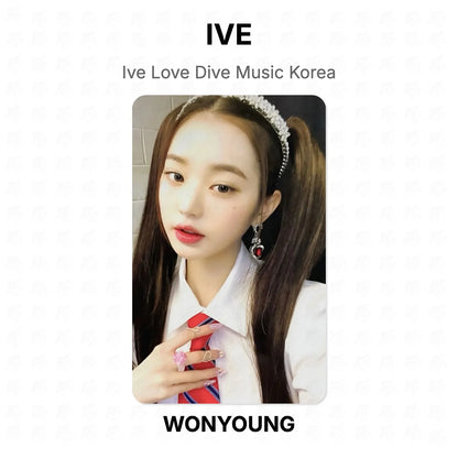 IVE Love Dive Music Korea Official Photocard
