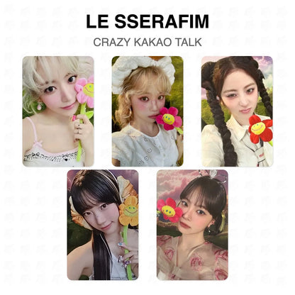 LE SSERAFIM CRAZY KAKAO TALK Official Photocard