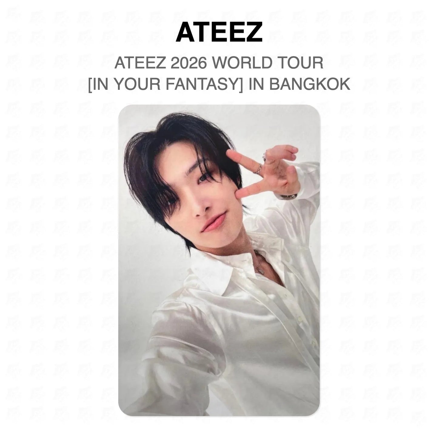 ATEEZ 2026 WORLD TOUR [IN YOUR FANTASY] IN BANGKOK Official Photocard