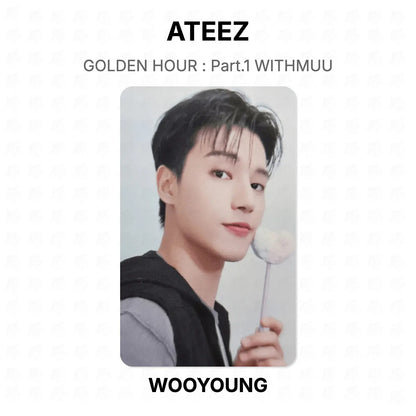 ATEEZ GOLDEN HOUR : Part.1 WITHMUU Official Photocard