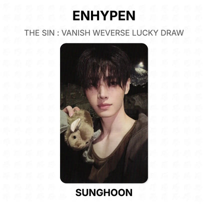 ENHYPEN THE SIN : VANISH WEVERSE LUCKY DRAW Official Photocard
