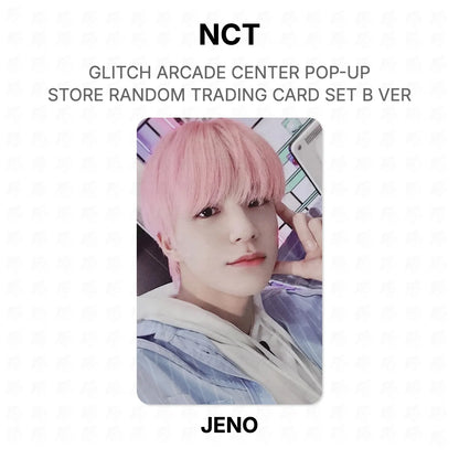 NCT GLITCH ARCADE CENTER POP-UP STORE RANDOM TRADING CARD SET B VER Official Photocard