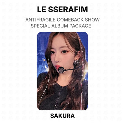 LE SSERAFIM ANTIFRAGILE COMEBACK SHOW SPECIAL ALBUM PACKAGE Official Photocard