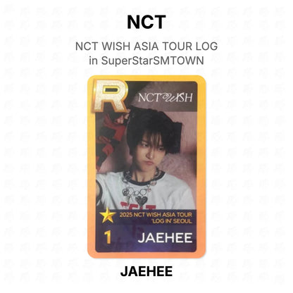 NCT WISH ASIA TOUR LOG in SuperStarSMTOWN Official Photocard