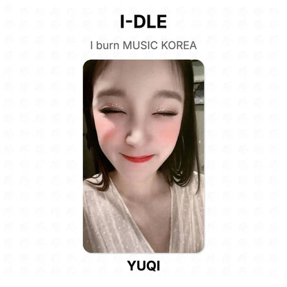 I-DLE I burn MUSIC KOREA Official Photocard