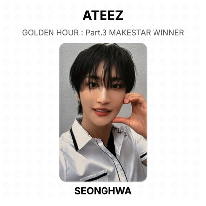 ATEEZ GOLDEN HOUR : Part.3 MAKESTAR WINNER Official Photocard