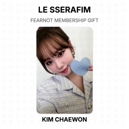 LE SSERAFIM FEARNOT MEMBERSHIP GIFT Official Photocard