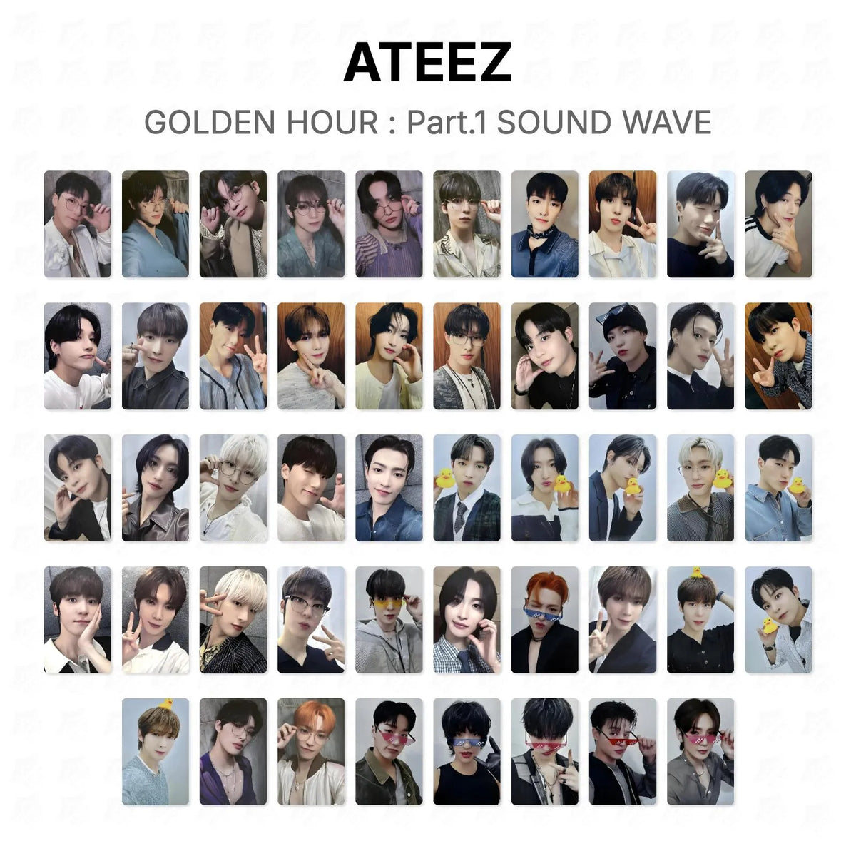 ATEEZ GOLDEN HOUR : Part.1 SOUND WAVE Official Photocard