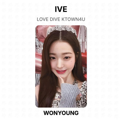 IVE LOVE DIVE KTOWN4U Official Photocard