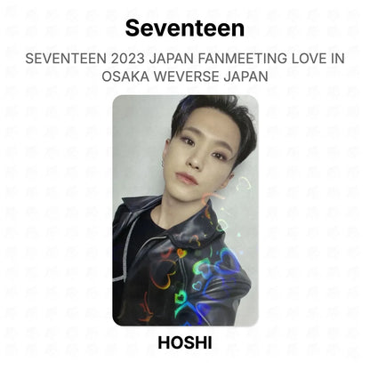 Seventeen 2023 JAPAN FANMEETING LOVE IN OSAKA WEVERSE JAPAN Official Photocard