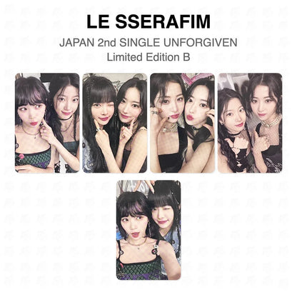 LE SSERAFIM JAPAN 2nd SINGLE UNFORGIVEN Limited Edition B Official Photocard