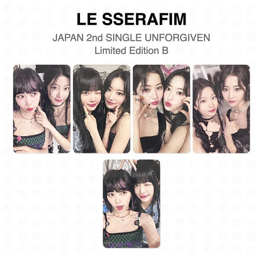 LE SSERAFIM JAPAN 2nd SINGLE UNFORGIVEN Limited Edition B Official Photocard