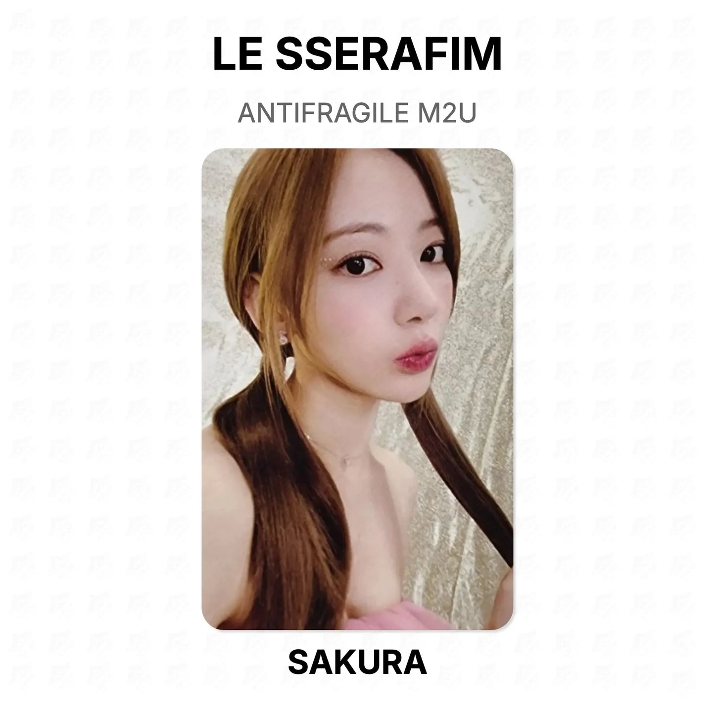 LE SSERAFIM ANTIFRAGILE M2U Official Photocard