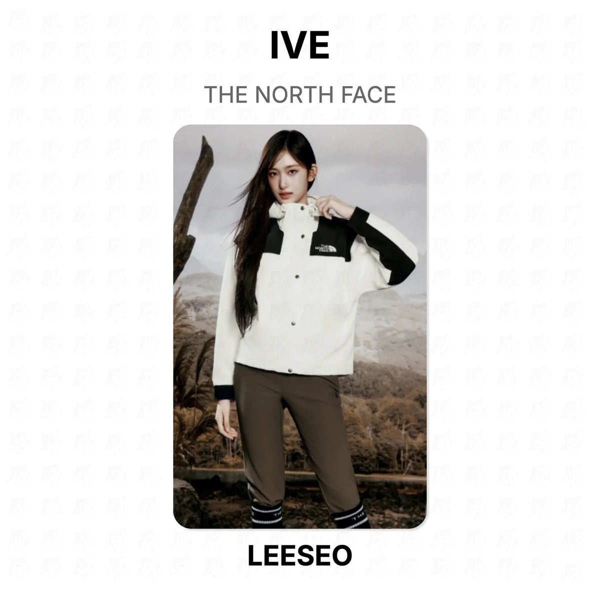 IVE THE NORTH FACE Official Photocard