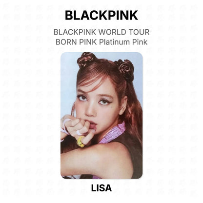 BLACKPINK WORLD TOUR BORN PINK Platinum Pink Official Photocard
