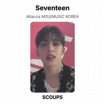 Seventeen Attacca M2U/MUSIC KOREA Official Photocard