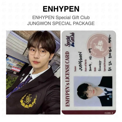ENHYPEN Special Gift Club JUNGWON SPECIAL PACKAGE Official Photocard