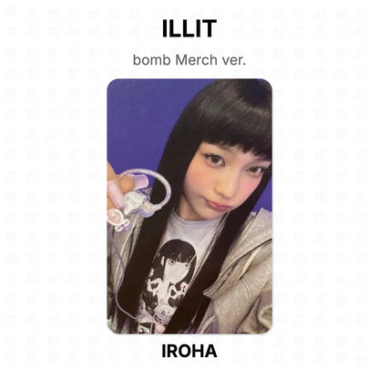 ILLIT bomb Merch ver. Official Photocard