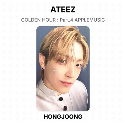 ATEEZ GOLDEN HOUR : Part.4 APPLEMUSIC Official Photocard