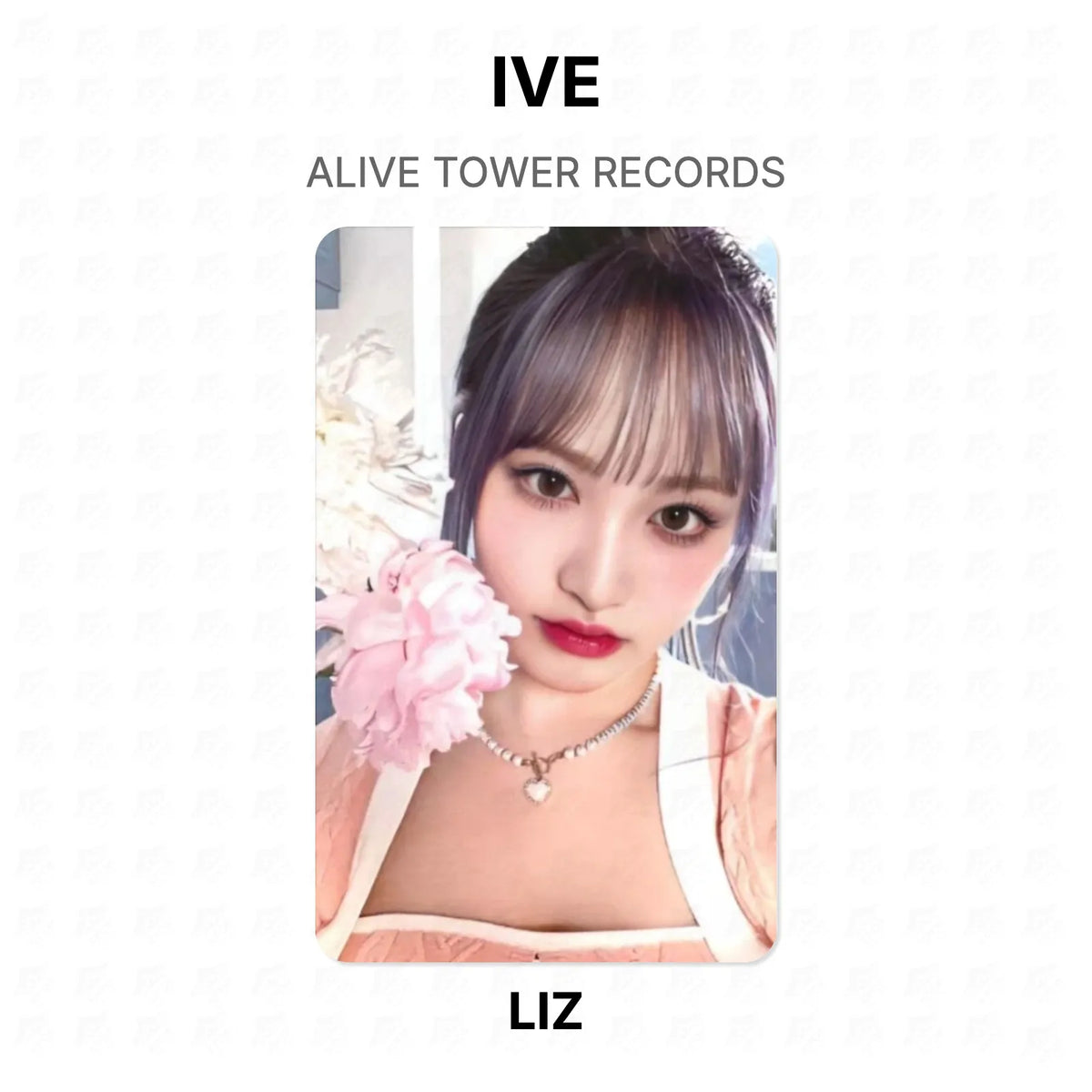 IVE ALIVE TOWER RECORDS Official Photocard