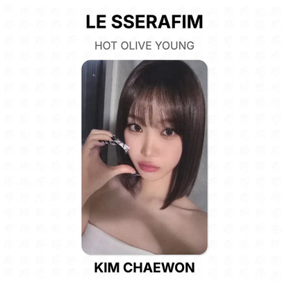 LE SSERAFIM HOT OLIVE YOUNG Official Photocard