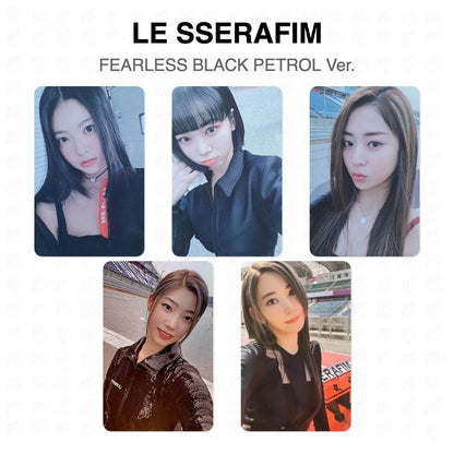 LE SSERAFIM FEARLESS BLACK PETROL Ver. Official Photocard