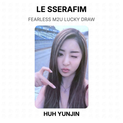 LE SSERAFIM FEARLESS M2U LUCKY DRAW Official Photocard