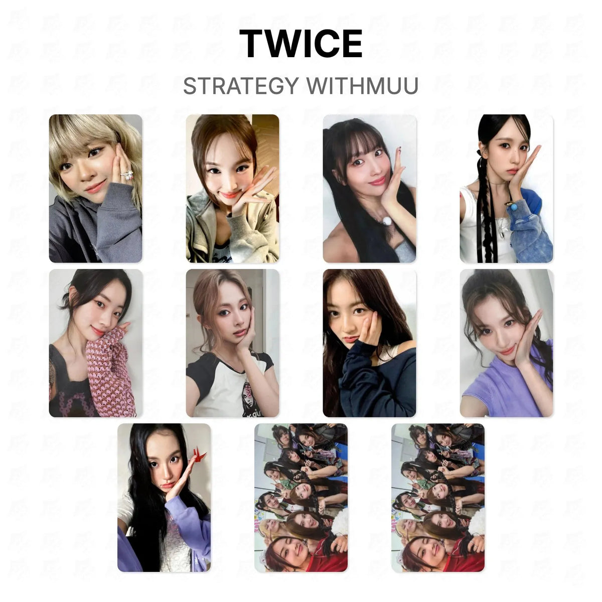 TWICE STRATEGY WITHMUU Official Photocard