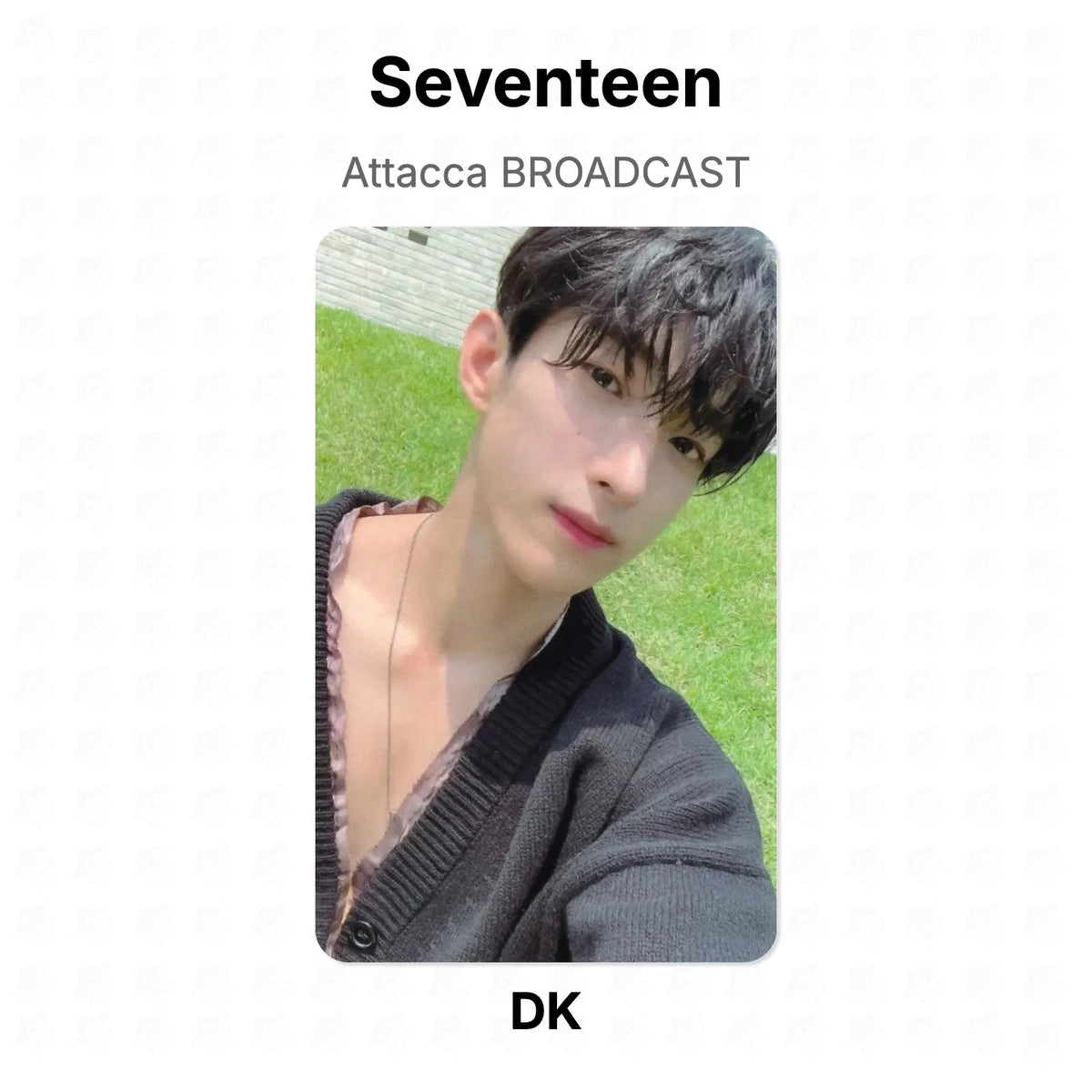 Seventeen Attacca BROADCAST Official Photocard
