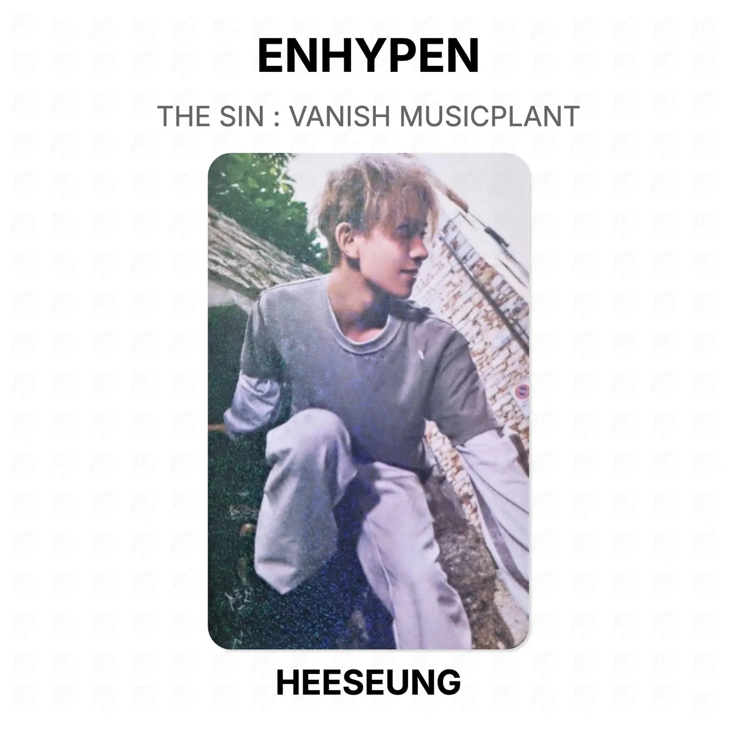 ENHYPEN THE SIN : VANISH MUSICPLANT Official Photocard